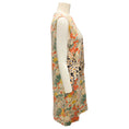 Load image into Gallery viewer, Celine Ivory Multi Floral Printed Silk Dress