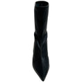 Load image into Gallery viewer, Jil Sander Black Stretch Leather Pointed Toe Ankle Boots