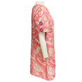 Load image into Gallery viewer, Dolce & Gabbana Pink Stone Embellished Short Sleeved Jacquard Cocktail Dress
