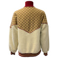 Load image into Gallery viewer, Gucci x The North Face Beige GG Canvas Ivory Shearling Jacket
