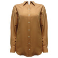 Load image into Gallery viewer, Victoria Beckham Nude Matt Duchess Slash Back Shirt