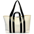 Load image into Gallery viewer, Lanvin Milk / Black Ballade East West Shopper Tote Bag