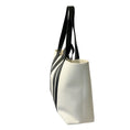 Load image into Gallery viewer, Lanvin Milk / Black Ballade East West Shopper Tote Bag