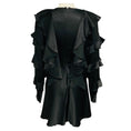 Load image into Gallery viewer, Philipp Plein Couture Black Ruffled Silk Cocktail Dress