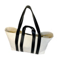 Load image into Gallery viewer, Lanvin Milk / Black Ballade East West Shopper Tote Bag