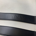 Load image into Gallery viewer, Lanvin Milk / Black Ballade East West Shopper Tote Bag