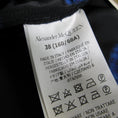 Load image into Gallery viewer, Alexander McQueen Black / Blue 2023 Iris Print Skirt