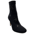 Load image into Gallery viewer, Valentino Black Stretch Knit Star Sequin Embellished Sock Boots