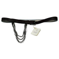 Load image into Gallery viewer, Brunello Cucinelli Brown / Silver Multi Chain Embellished Leather Belt