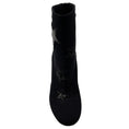 Load image into Gallery viewer, Valentino Black Stretch Knit Star Sequin Embellished Sock Boots