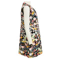 Load image into Gallery viewer, Peter Pilotto Black Multi Floral Printed Sleeveless V-Neck Crepe Dress