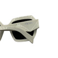 Load image into Gallery viewer, Prada Polished White / Grey Lens Square Acetate Frame Sunglasses