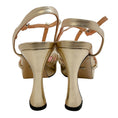 Load image into Gallery viewer, Gucci Gold Leather Interlocking G Platform Sandals
