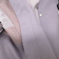 Load image into Gallery viewer, The Row Lilac Wool and Lambskin Leather Coat