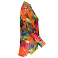 Load image into Gallery viewer, Ralph Lauren Collection Orange Multi Tropical Print Linen Blouse
