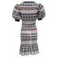 Load image into Gallery viewer, Alexander McQueen Ivory / Blue Fairisle Knit Dress

