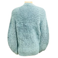 Load image into Gallery viewer, Stella McCartney Turquoise Fuzzy Wool Knit Cardigan Sweater