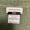 Load image into Gallery viewer, Dries Van Noten Green Short Sleeved V-Neck Mohair Wool Knit Sweater