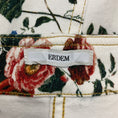 Load image into Gallery viewer, Erdem White Multi Floral Printed Short Sleeved Denim Midi Hannah Dress