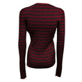 Load image into Gallery viewer, Dolce & Gabbana Burgundy Metallic Striped Knit Cardigan Sweater