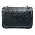 Load image into Gallery viewer, Chanel 2011 Black Leather Istanbul Flap Bag
