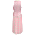 Load image into Gallery viewer, Vivetta Pink / White Pleated Polka Dot Dress