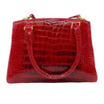 Load image into Gallery viewer, Suarez True Red Alligator Satchel