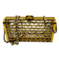 Load image into Gallery viewer, Chanel 2015 Gold Metal CC Moucharabieh Paris-Dubai Minaudiere Clutch