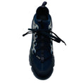 Load image into Gallery viewer, Christian Dior Indigo Blue Neoprene and Gros D-Connect Sneakers