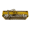Load image into Gallery viewer, Chanel 2015 Gold Metal CC Moucharabieh Paris-Dubai Minaudiere Clutch