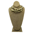 Load image into Gallery viewer, Christian Dior Vintage Multi Strand Pearl Necklace with Gold Hardware