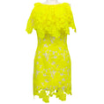 Load image into Gallery viewer, Maticevski Yellow Iridescent Lace Azalea Dress