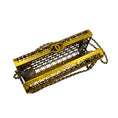 Load image into Gallery viewer, Chanel 2015 Gold Metal CC Moucharabieh Paris-Dubai Minaudiere Clutch