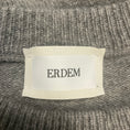 Load image into Gallery viewer, Erdem Grey Crystal Embellished Wool Knit Sweater
