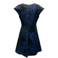 Load image into Gallery viewer, Emporio Armani Blue / Black Jacquard Cocktail Dress