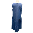 Load image into Gallery viewer, Co x Francois Girbaud Blue Sleeveless Chambray Dress