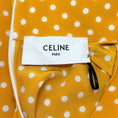 Load image into Gallery viewer, Celine Yellow Silk Pleated Dress with Polka Dots