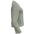 Load image into Gallery viewer, Akris Sage Green Suede Jacket

