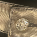 Load image into Gallery viewer, Gucci Black Cotton Stretch Pants with Gold Metallic Waist