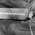 Load image into Gallery viewer, Brandon Maxwell Black Silk Georgette Raina Dress