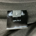 Load image into Gallery viewer, Brandon Maxwell Black Silk Georgette Raina Dress