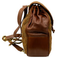 Load image into Gallery viewer, Chanel Vintage 1990's Brown Wool / Leather Backpack