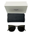 Load image into Gallery viewer, Celine Black / Gold Acetate and Metal Sunglasses