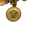 Load image into Gallery viewer, Versace Tribute Gold Heritage Medusa Coin and Heart Medallion Charm Chunky Chain Necklace