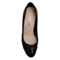Load image into Gallery viewer, Chanel Black Platform Pumps with Patent Leather Cap Toe
