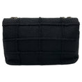 Load image into Gallery viewer, Chanel Vintage 1990's Black Wool Jumbo Flap Bag
