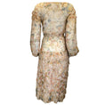 Load image into Gallery viewer, Zimmermann Beige Multi Floral Printed Belted Silk Midi Dress
