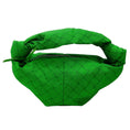 Load image into Gallery viewer, Bottega Veneta Green Jacquard Mini Double Knot Handbag