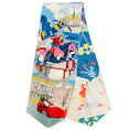 Load image into Gallery viewer, Hermes Red / White / Blue Multi Le Premier Chant Wow Silk Scarf