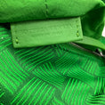 Load image into Gallery viewer, Bottega Veneta Green Jacquard Mini Double Knot Handbag